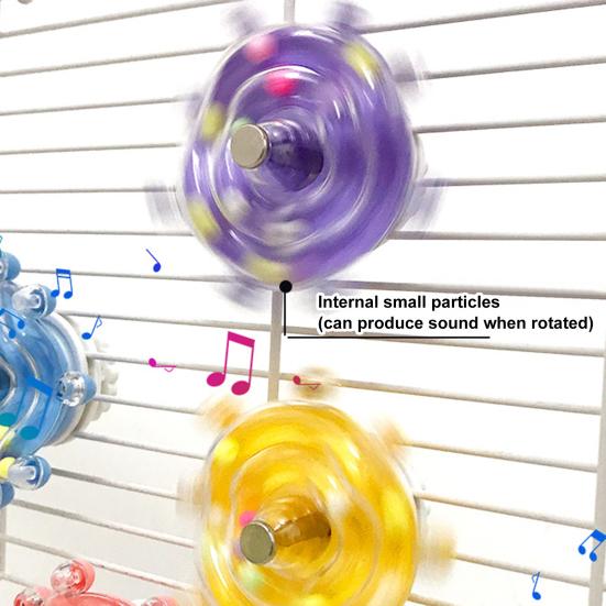 Игрушка-крутилка для попугаев Интерактивная игрушка-крутилка для птиц Игрушка-жевалка Вращающийся дозатор лакомств Головоломка Клетка Аксессуар для попугаев Конуры Кореллы