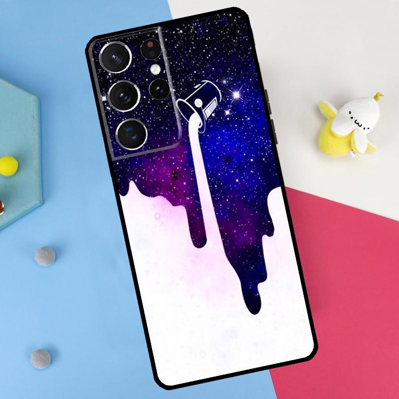 Drip Art Aesthetic Back Case For Samsung Galaxy S26 S25 S24 Ultra S22 S23 Plus S20 S21 FE S10 S25 FE Soft Cover