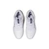 Asics Gel-Hoop V15 Round Toe Lace-Up Cushioning Mid-Top Basketball Shoes Men Sneakers White Navy-Blue 1063A064-102