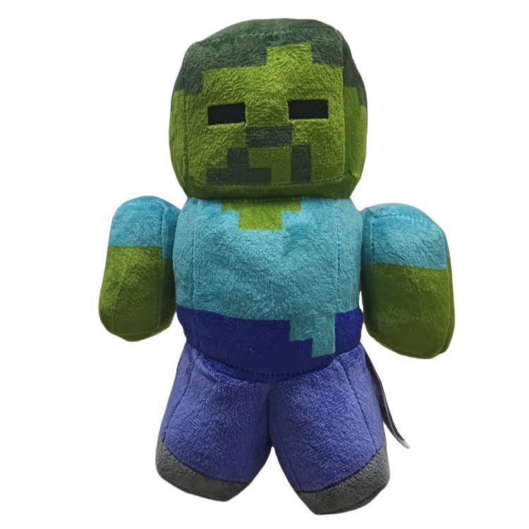 Minecraft Plush Toy Set: Iron Golem, Creeper, Zombie, Fox, Panda