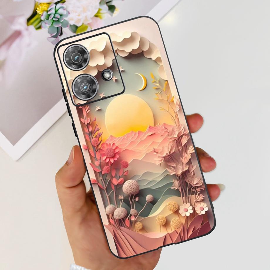 For Motorola Edge 40 Neo Phone Case Edge 30 Neo Pro Ultra Fusion Edge 20 Lite Back Cover Soft TPU Silicone Bumper Cartoon Fundas