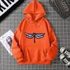 2025 Amazon Wish Quick Selling Independent Station Let It Be Butterfly Printing Long Sleeve Hooded Sweatshirt For Women CYXX361