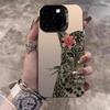 Чехол для телефона с леопардовым принтом и дизайном розового цветка для iPhone 17 11 12 14 13 15 16 Pro Max Mini XR X 16 Plus 17 Air 16E Задняя крышка