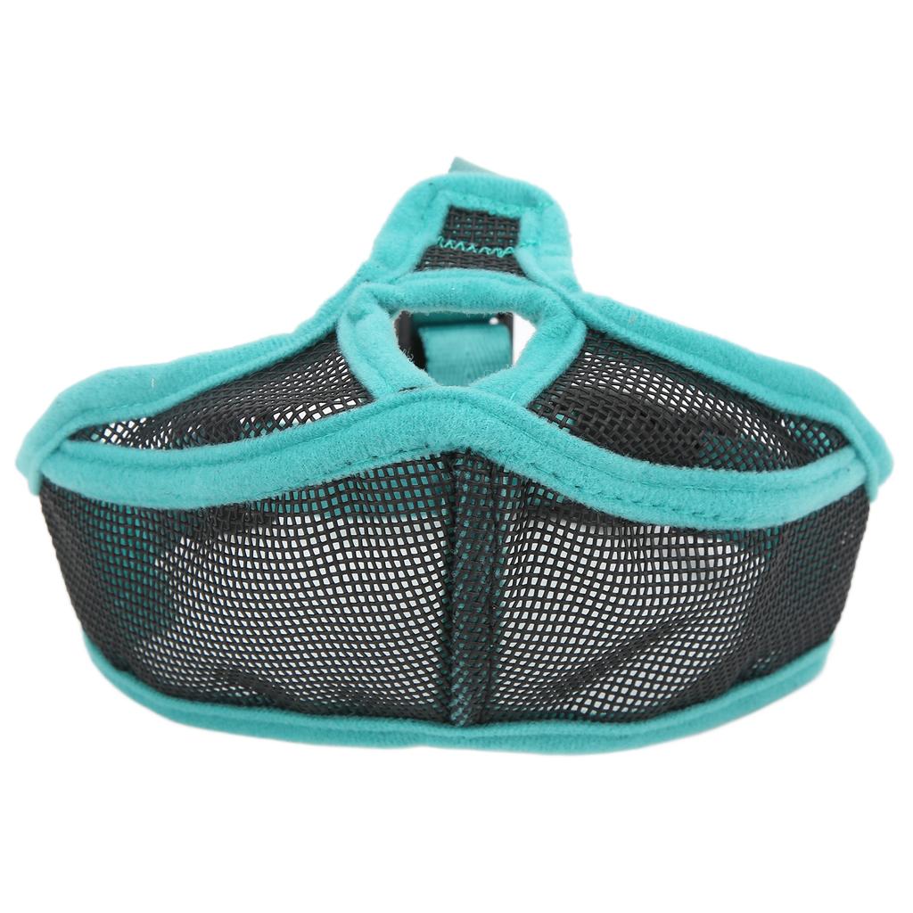 Short Snout Dog Muzzle Mesh Adjustable Breathable Anti Biting Bulldog Short Snout Muzzle for Dogs
