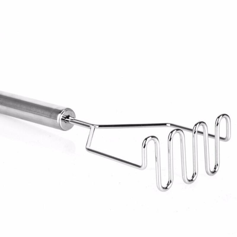 Potato Press Stainless Steel Potato Press Manual Masher Kitchen Gadget Potato Garlic Press