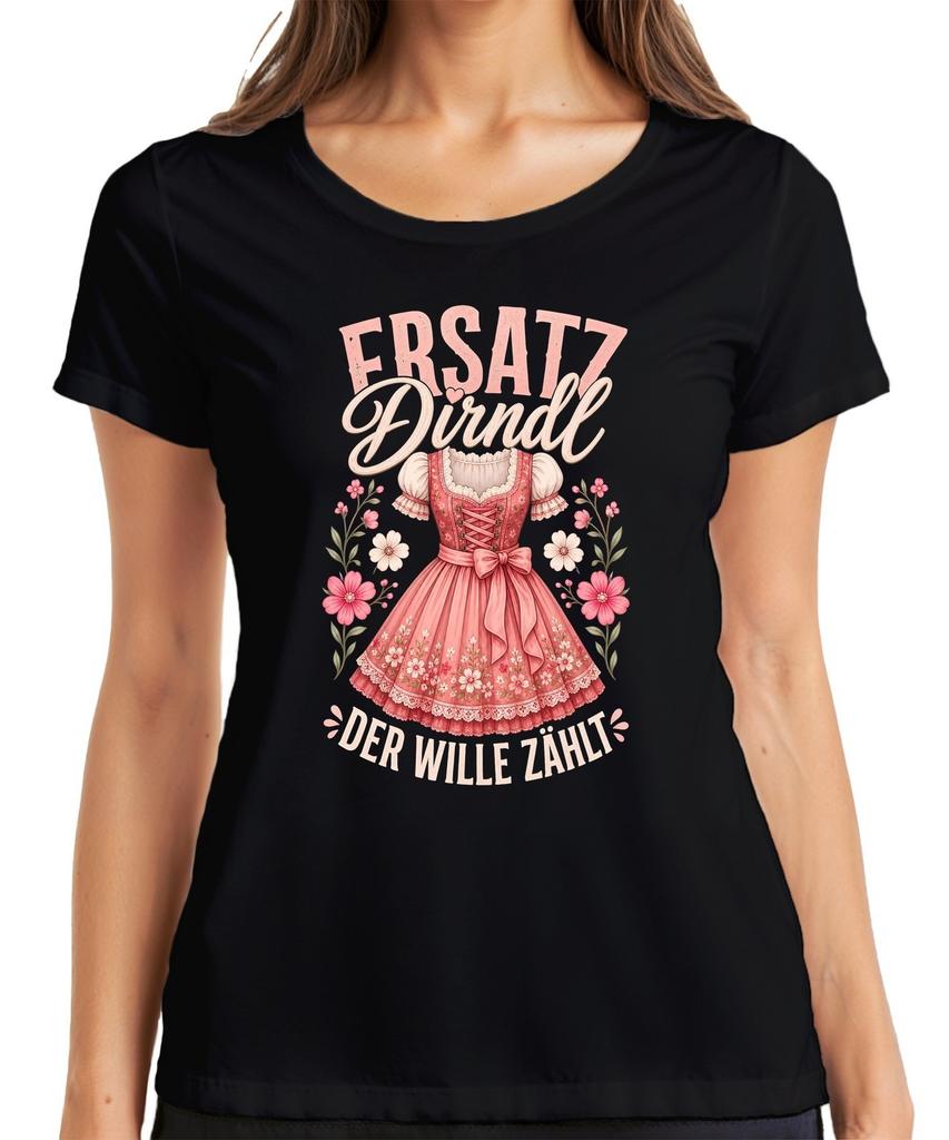 Replacement Dirndl The Will Counts Oktoberfest Oktoberfest Lederhosen Bavaria Women's T-Shirt