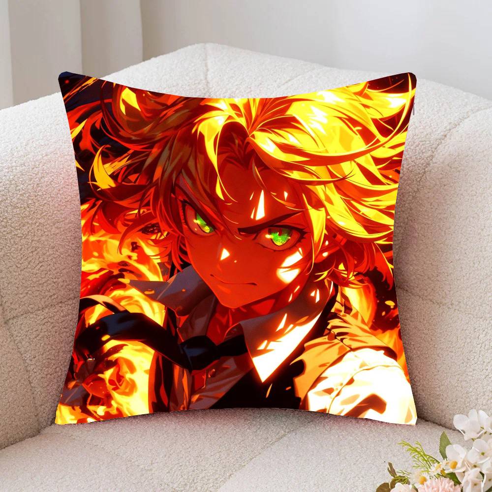The Seven Deadly Sins Anime Pillow Case Fashion Square Pillowcase Bedroom Sofa Room Ins Decoration Leisure