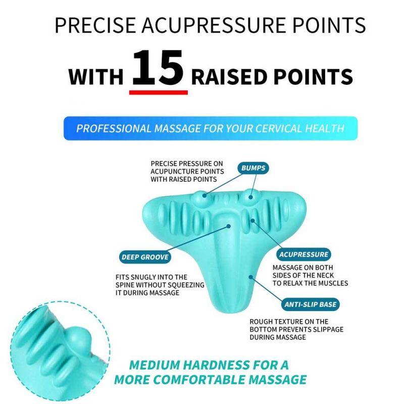 Массаж шеи, коррекция тракции плеч и плеч, гравитационный точечный массаж, облегчение боли в шейном отделе позвоночника, массажная подушка для шейного отдела позвоночника
