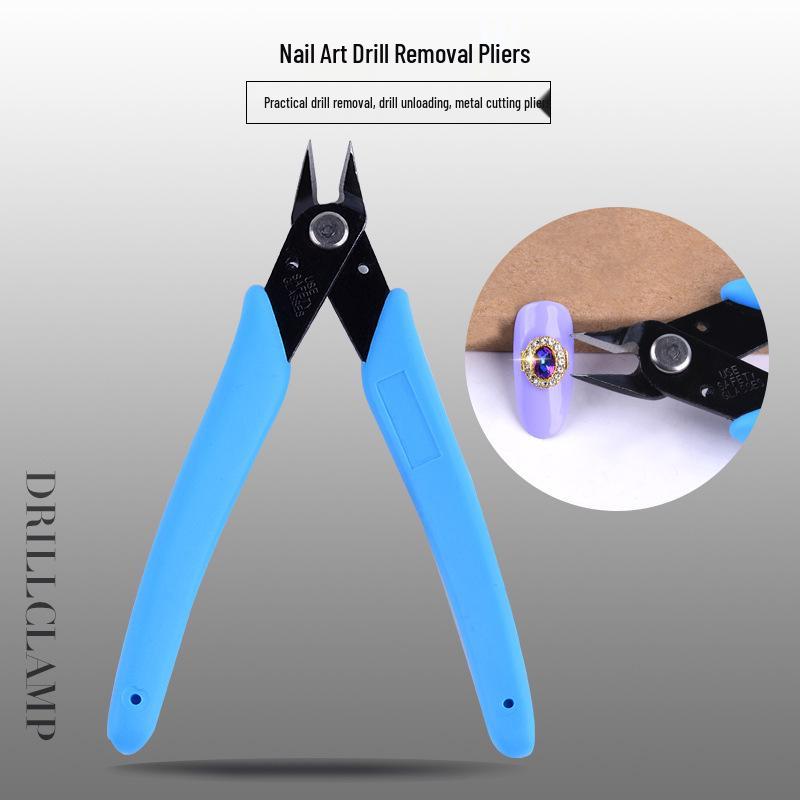 Nail Art Heavy-Duty Diagonal Pliers & Drill Removal Tool Set