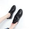 Women's Casual Leather Shoes Spring/Autumn Jean Shoes for Women Soft Leather and Soft Sole Single Shoes