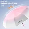 Высококачественный зонт от солнца для девочек с постепенным изменением цвета, защита от солнца, защита от УФ-лучей, автоматический зонт, двухцелевой виниловый мужской зонт от солнца