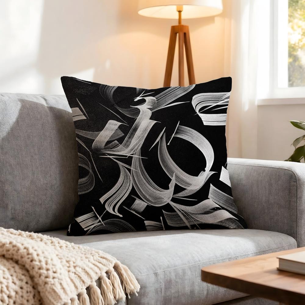 Art Pokra Lampa Art Cushion Cover 1Pcs Decorative Covers Soft Cushion Case For Sofa Couch Decor 40X40 45X45 Pillowcases