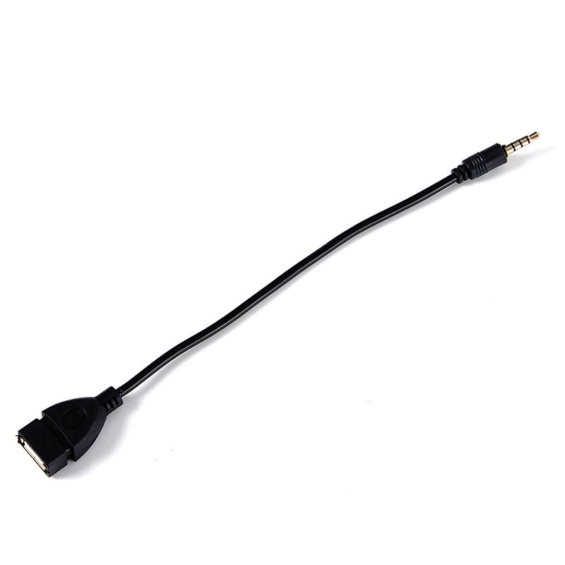 0,2 М 3,5 мм Штекер Аудио Aux на USB 2.0 Type A Разъем Женский OTG Конвертер