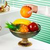 Роскошная корзина с фруктами, чайный столик для семейной гостиной, высококачественный поднос для конфет, высококачественная коробка для сухофруктов, чаша для хранения закусок для домашнего декора