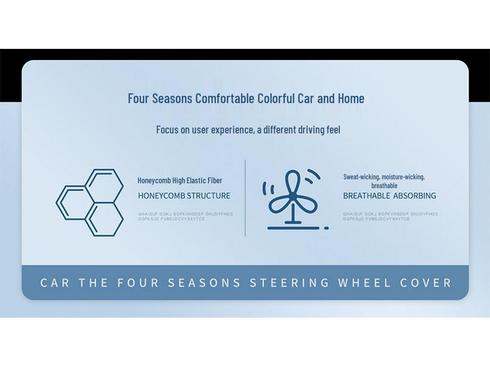 DM-i Summer Ice Silk Steering Wheel Cover for 2024/2025 BYD Song LEV (No Sewing Needed)