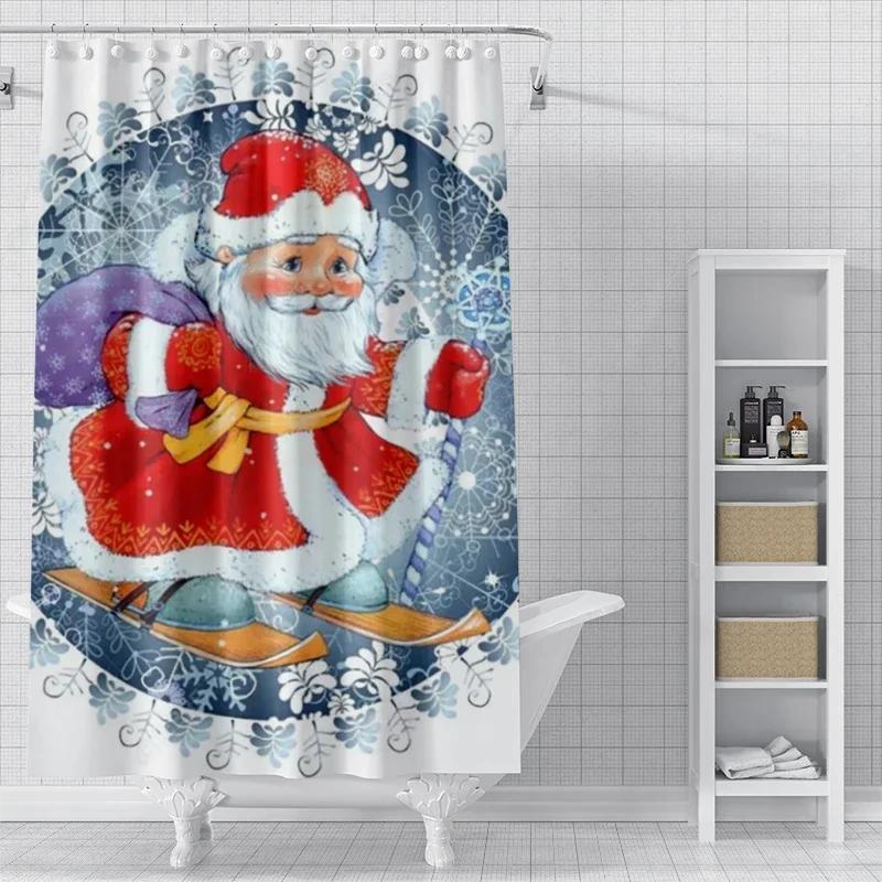 Домашние шторки для душа для ванной водонепроницаемая ткань ванная Шторки Аниме животный стиль современная шторка для душа 180x200 90x180