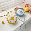 New Cartoon Doughnut Modelling Coin Purse Kawaii Children's Crossbody Bag Boy Girl Shoulder Bag Birthday Gift