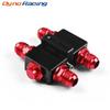 Oil Filter Sandwich Adaptor With In-Line Oil Thermostat AN10 Fitting Oil Plate