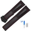 Genuine Leather Watch Band For Tag Heuer Carrera Diving Monaco F1 Series Breathable Black Watch Chain 22mm Men Watch Straps