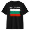 Болгария Флаг 100% Хлопок Футболка Для Мужчин Лето Уличный Стиль Футболки С Круглым Вырезом Модные Футболки Оверсайз Свободная Одежда