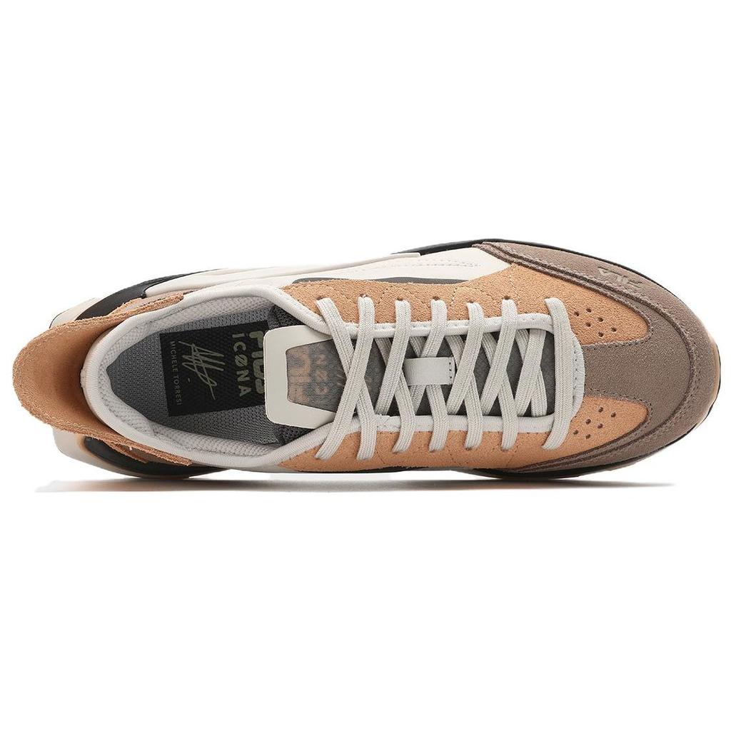 Fila KM Кроссовки женские низкие с амортизацией на шнуровке, коричневые F12W341119FMS