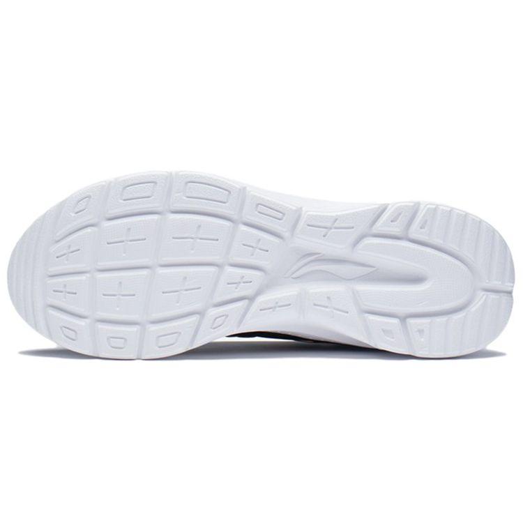 Li Ning Flow Cloud Fabric амортизирующие нескользящие износостойкие легкие повседневные туфли с низким верхом женские повседневные туфли черного цвета AGLS020-1