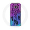 Case for Samsung Galaxy S7 Edge Dreamcatcher Black Blue and Purple Background
