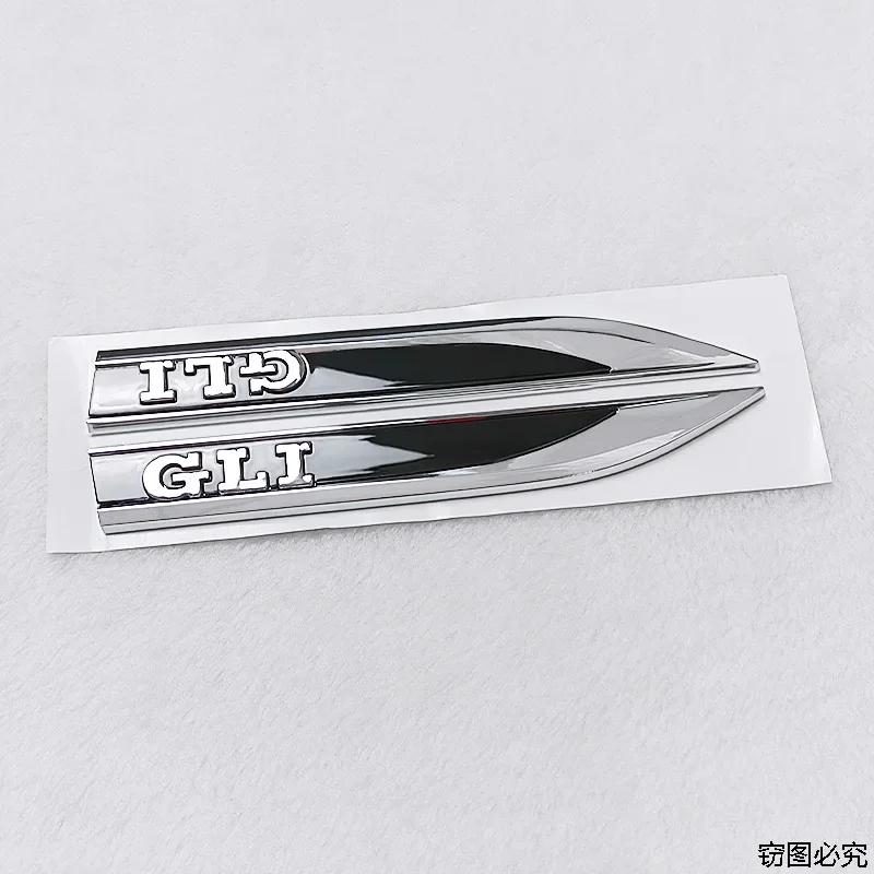 BGF1 Golf 3 4 MK3 MK4 2026 Hot For VW VOLKSWAGEN For VOLKSWAGEN VW 16.2x2cm Car Side Fender Emblem Sticker GTI Polo Golf Passat Tigua