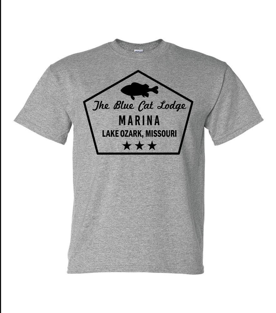 The Blue Cat Lodge Ozarks T-Shirt - All Design Color Options and Sizes S-5XL Unisex T-Shirt