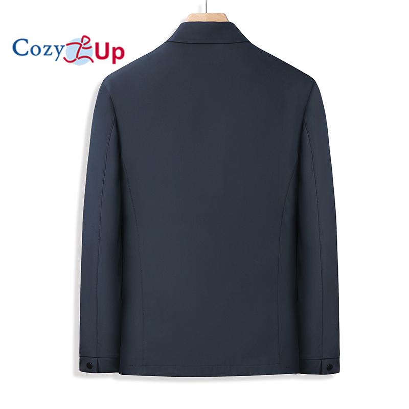 Уютные мужские легкие куртки, легкая куртка на молнии с отложным воротником, повседневная куртка-ветровка с карманами на молнии