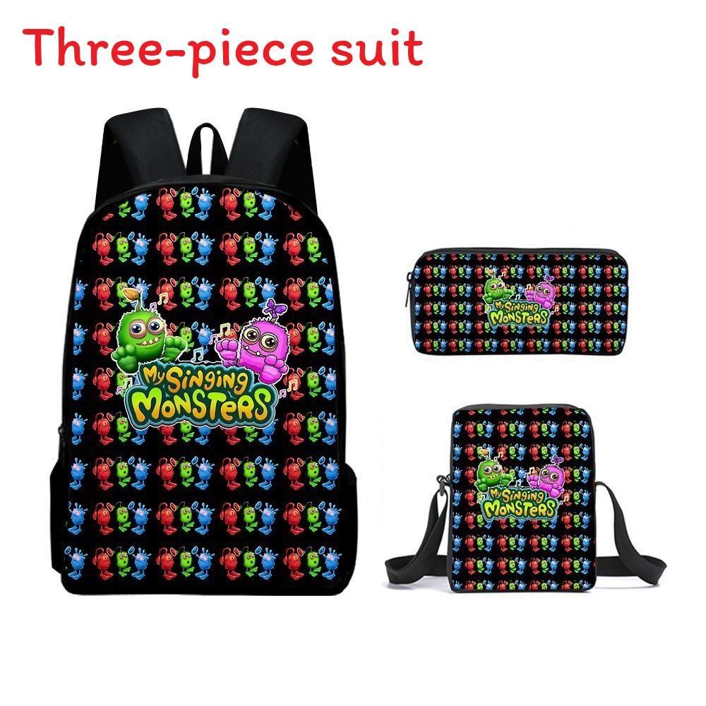 Monsters Singing My Childrens School Bag Three Piece Suit Suitable For Gift