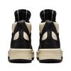 Rick Owens DRKSHDW x Converse TURBOWPN Модные полувысокие винтажные баскетбольные кроссовки Унисекс Черно-белые