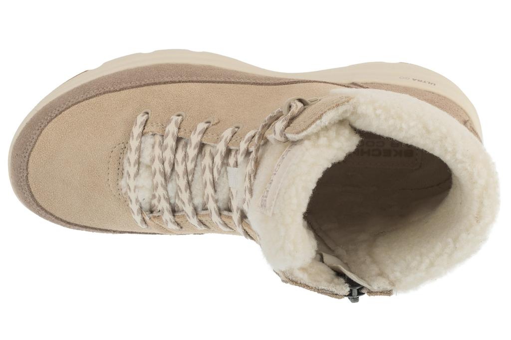 Skechers Glacial Ultra - Autumn Days, Womens Beige Winter Boots