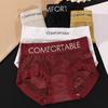 Women's Lace Panties Sexy Undrwear Seamless Comfortable Underpants Middle Waist Panty Fashion Ladies Underpanties