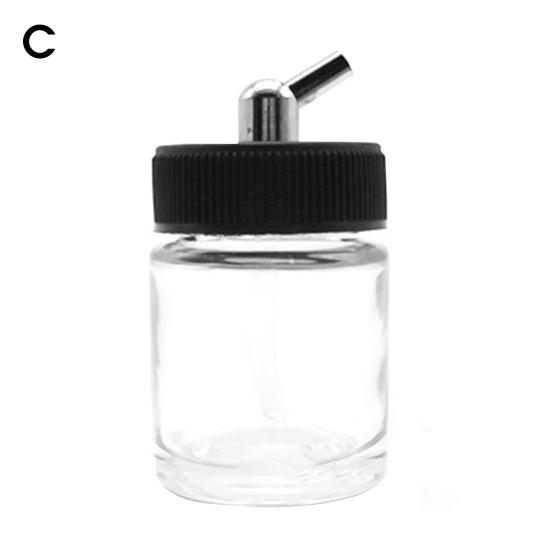 22cc Аэрограф Стаканчик Антикоррозийный Прочный Стеклянный Прозрачный Аэрограф Бутылка Для Хранения Дизайна Ногтей