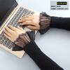 Ажурные вышитые цветочные кружевные накладные рукава для свитера, свадебные накладные манжеты, принцесса, согревающие запястья, декоративные для свитера