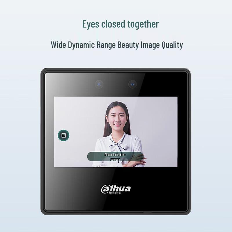 Dahua 4.3-inch Facial Recognition Smart Attendance Machine CN plug (adapter included)