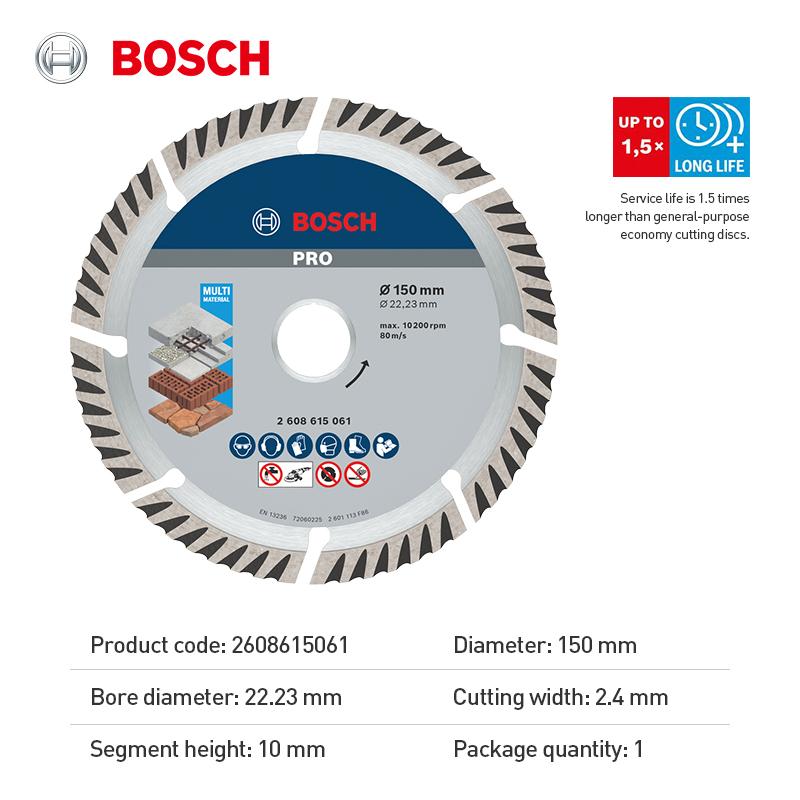 Bosch Серия PRO Универсальный отрезной диск по мрамору Пильные диски для различных материалов Алмазный отрезной диск