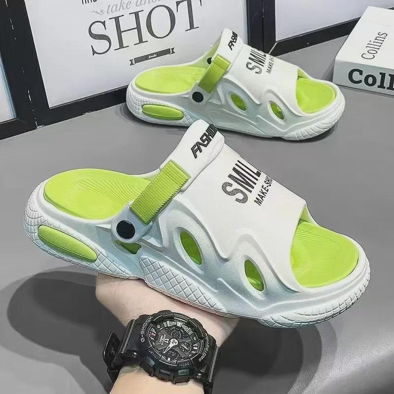 2023 Мужские нескользящие повседневные сандалии - модные летние пляжные и спортивные тапочки