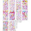 Self Adhesive Gems Stickers for Crafts Bling Rhinestones Assorted Shapes Jewels Rhinestones Stickers Gifts Stickers