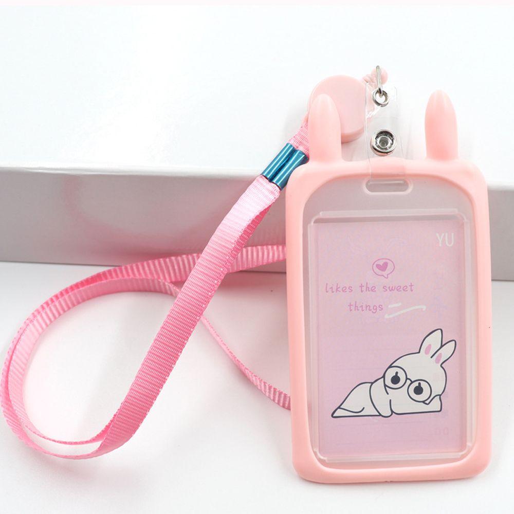 Кошачья идентификация, выдвижная катушка, шнурок, чехол для автобусной карты, держатель для карты, чехол для удостоверения личности, чехол для кредитной карты