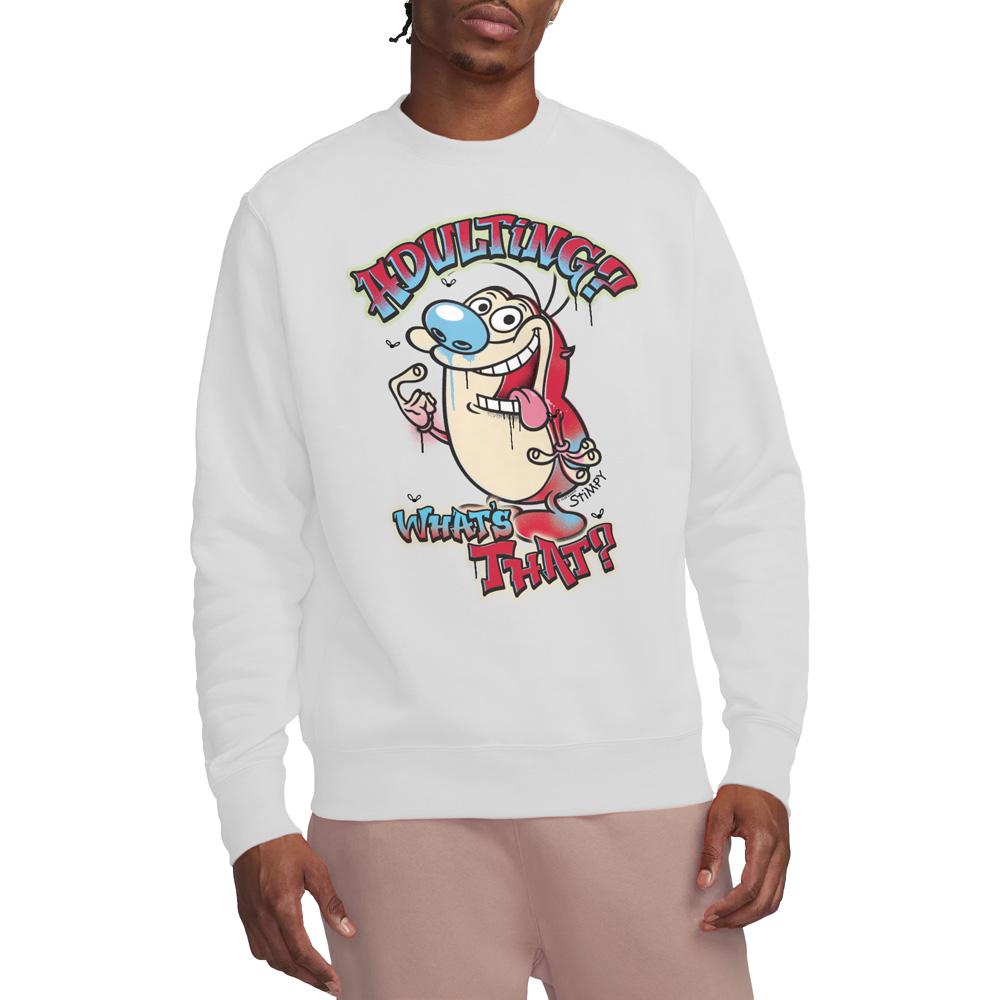 Рен и Стимпи Унисекс Взрослый Взросление Что это? Фуфайка