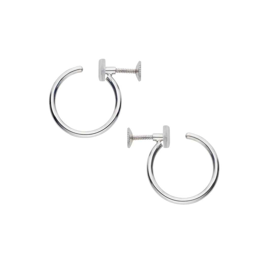 Серьги-кольца Vendome, серебро 925 пробы GS6E0133 SI [Официальный] [VIH Aoyama]