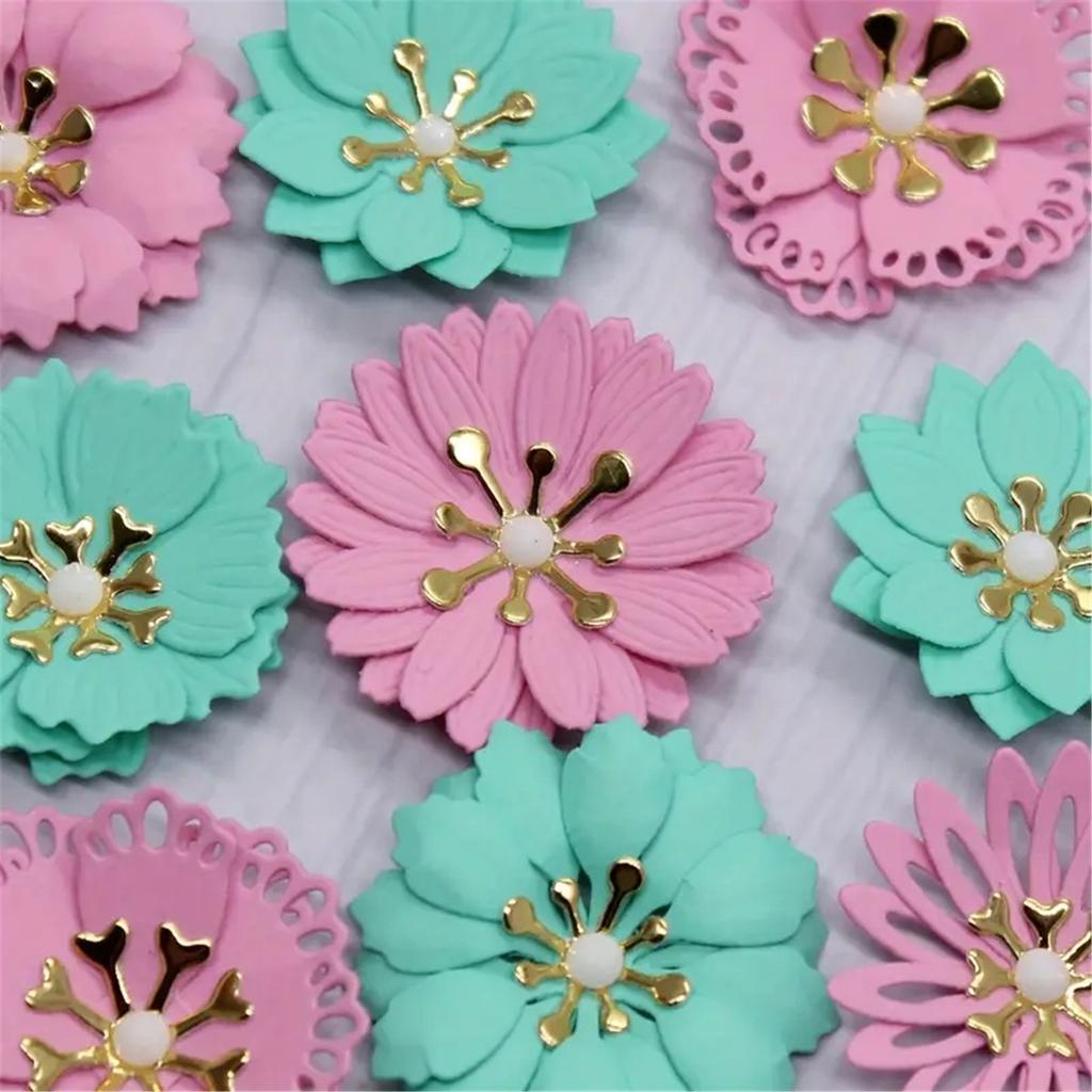 Металлические вырубные формы Цветы Вырубки Шаблоны Формы Трафареты для тиснения для Альбома Скрапбукинга Бумажной Открытки Декора