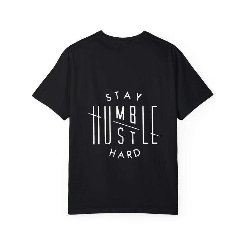Белая футболка с принтом Stay Humble Hustle Hard для повседневной носки
