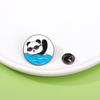Craft Panda Skateboard Brooch Trinket Giant Panda Shape Badge  Girls/Boy Bag Gifts
