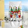 Christmas Friends Beach Towel Soft Durable Quick-Dry Comfortable Lightweight