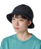 Snow Peak Nylon Tussah Hat, Size 2, BLACK, AC-25SU009, Perfect for Camping, Outdoor Activities, and Festivals.