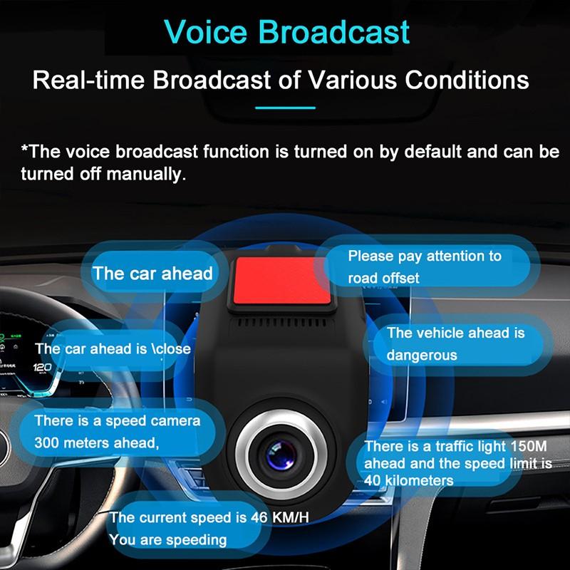 icreative U3 Car DVR Camera ADAS Auto Digital Video Recorder Dash Cam for Android Multimedia Player Car DVRs