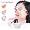 3D EMS Micro-Current Pulse Eye Massager Relax Heating Therapy Acupressure Fatigue Relief Wrinkle Reduction Blood Circulation